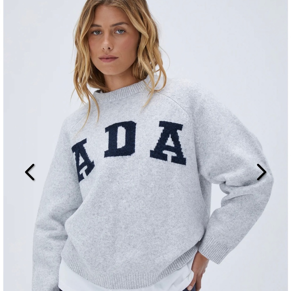 NWT ADA Oversized Knit Swearshirt